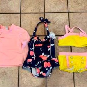 6-12 month swim lot (1 piece, bikini, swim top)